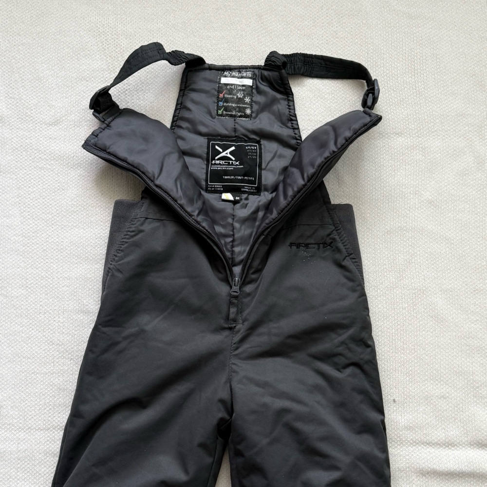 Arctix Kids color charcol Insulated Overalls size 5k - Picture 4 of 12